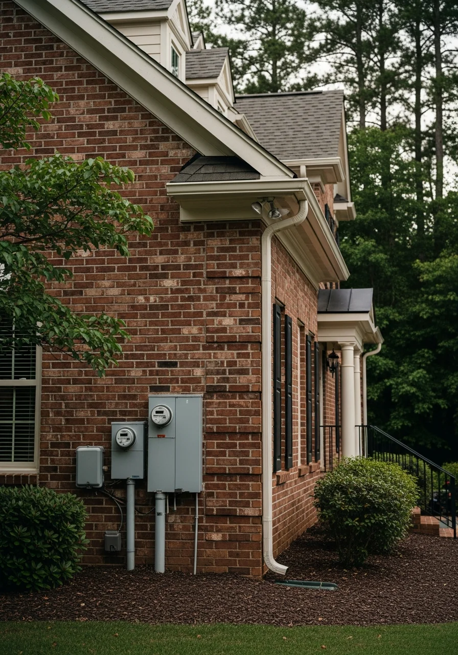 Residential property in a Wake County neighborhood with mature landscaping and home exterior.